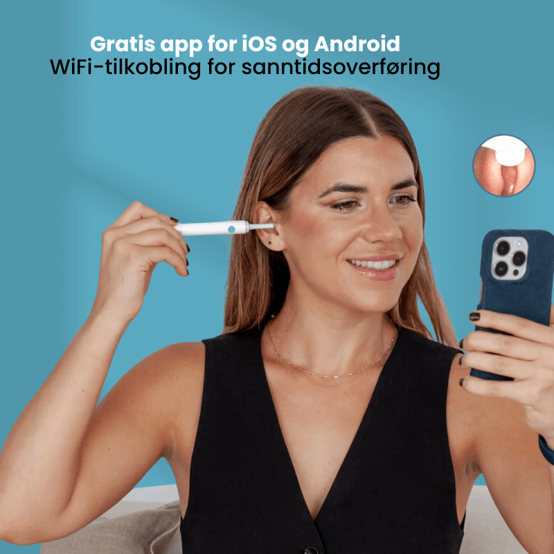EarScope Pro™ - Smart ørerens med høyoppløselig kamera