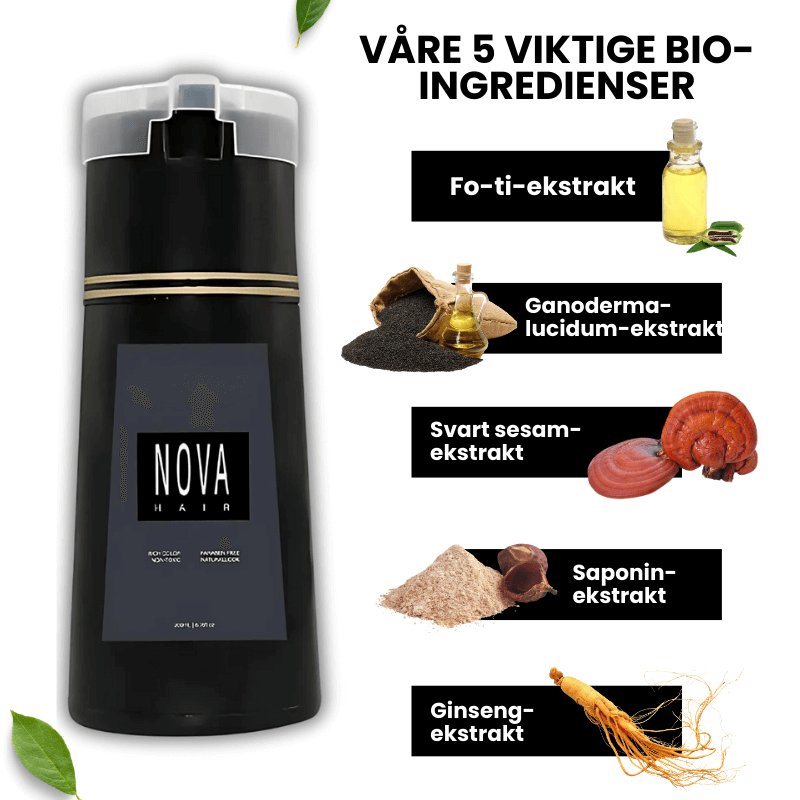NovaHair™ - Premium Hårfargingssjampo